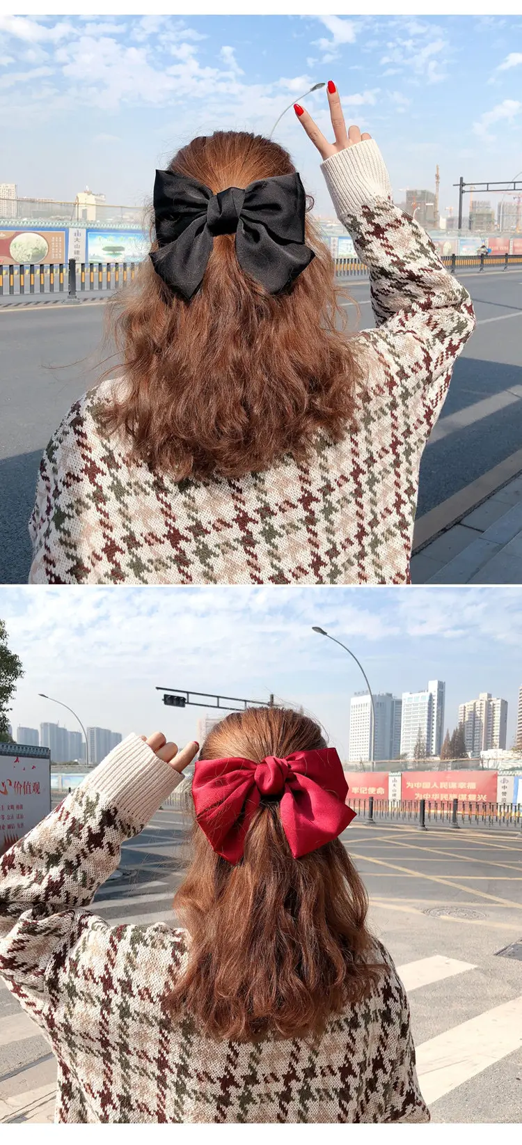 Pink Bow Hairpin for Girls Spring Clip — feature 6