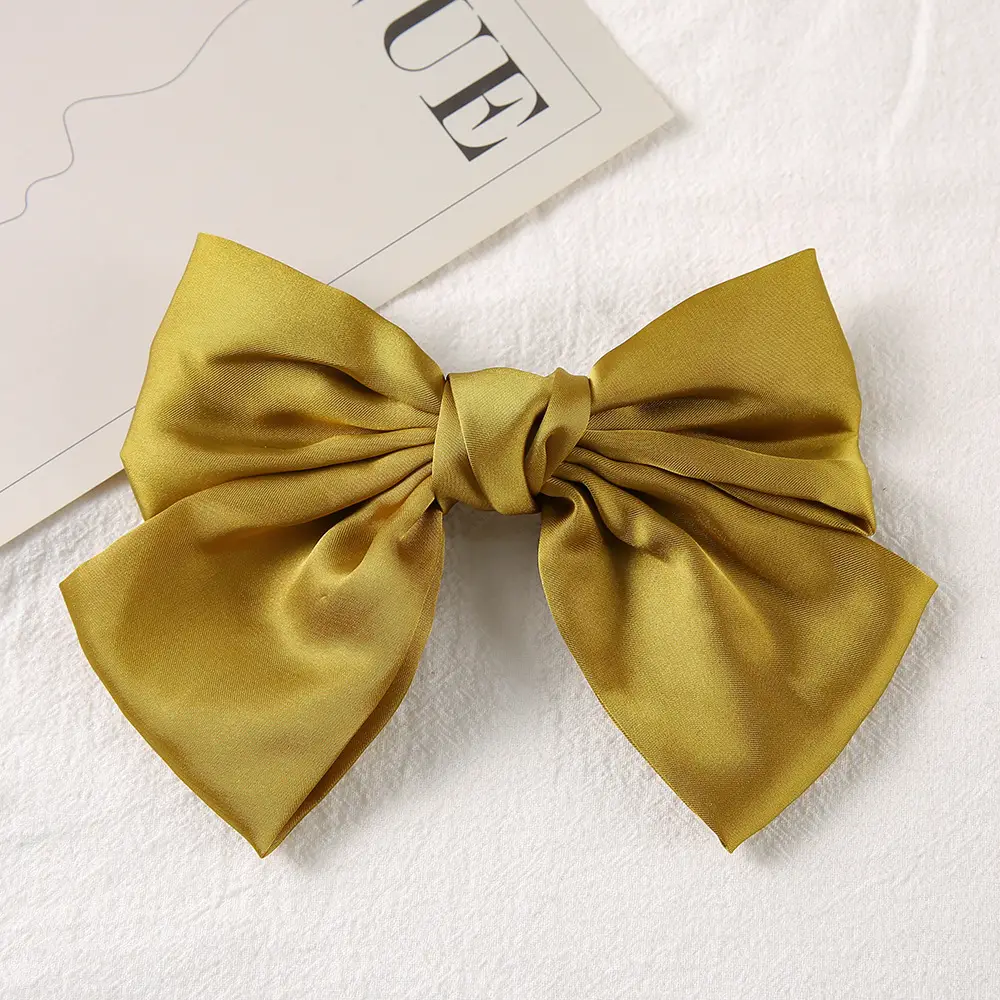 Pink Bow Hairpin for Girls Spring Clip - Image 6