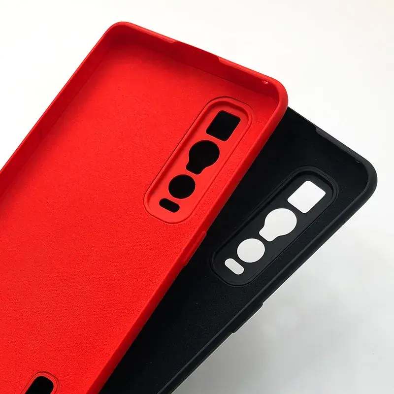 Red & Black Anti-Fingerprint Mobile Phone Cases - Image 4