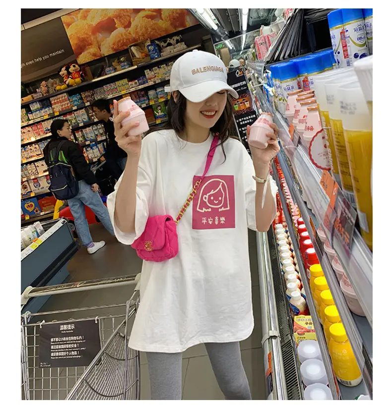 Women Pink Printed T-Shirt Summer Wear 2025 — feature 14