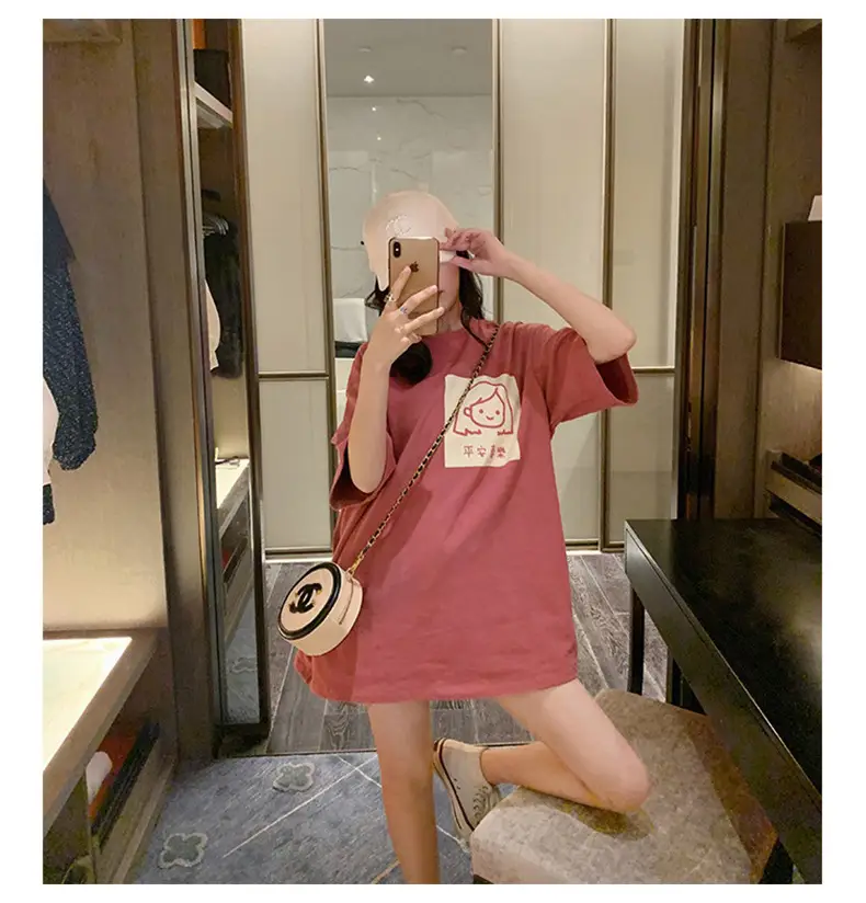 Women Pink Printed T-Shirt Summer Wear 2025 — feature 8