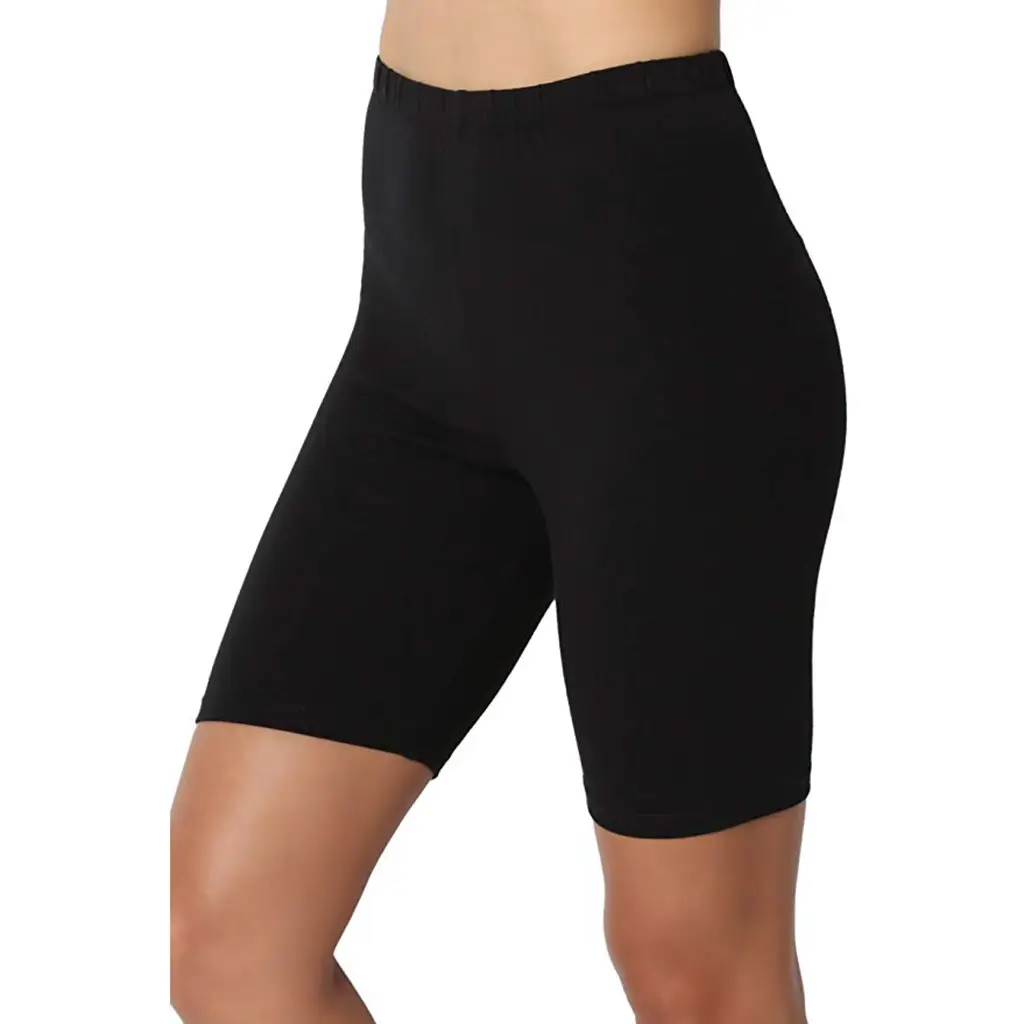 Women Purple Flat Capri Yoga Pants Solid Color - Image 5