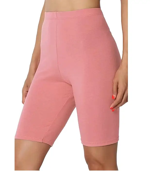 Women Purple Flat Capri Yoga Pants Solid Color - Image 2