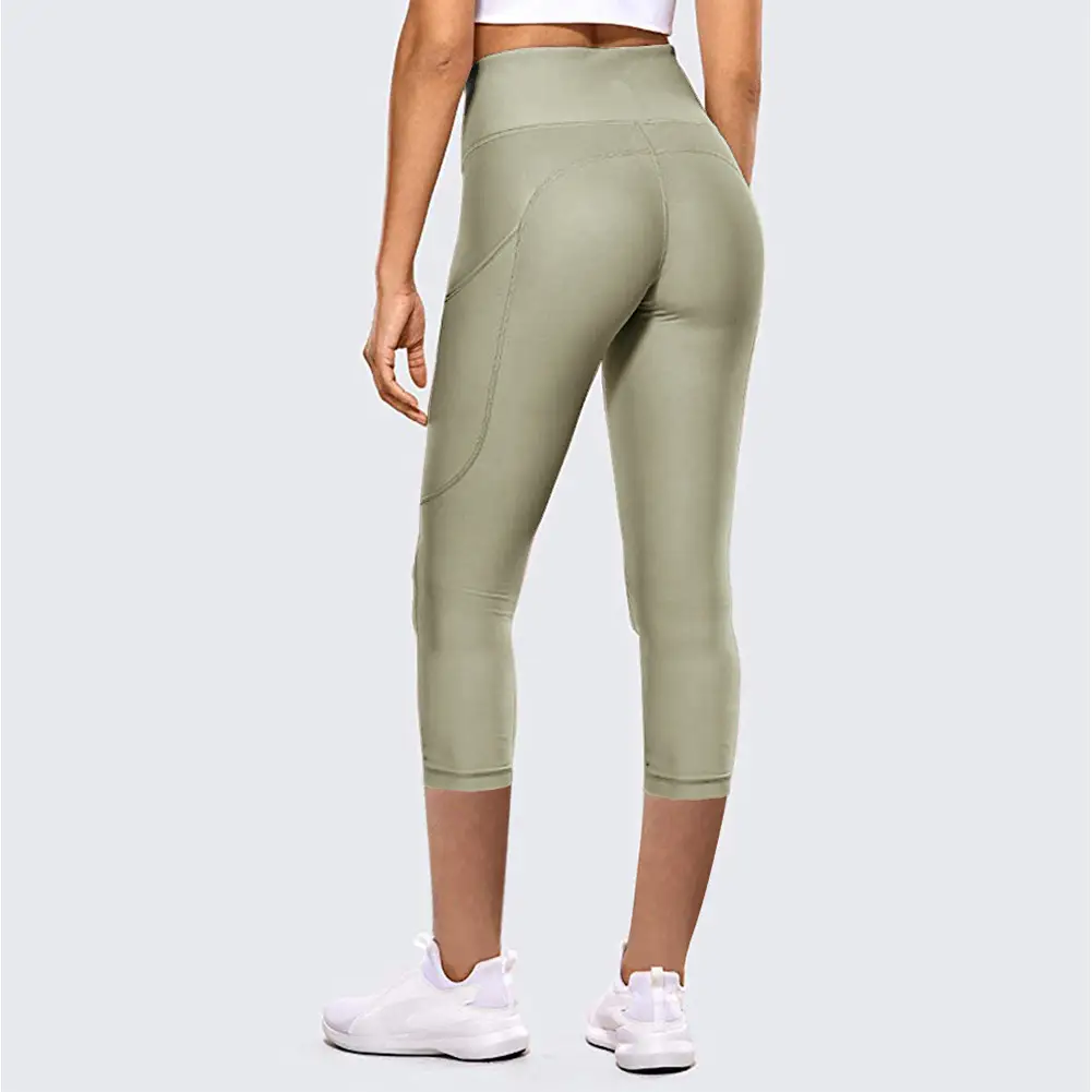 2023 Women's Purple Yoga Sports Tight High Waist Cropped Pants - Image 12