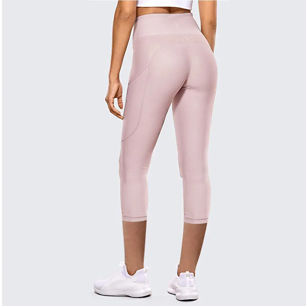 2023 Women's Purple Yoga Sports Tight High Waist Cropped Pants - Image 2