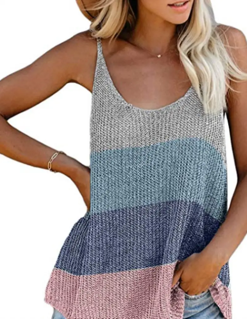 Summer Knitted Vest Women Cross-Border Amazon 2025 - Image 13