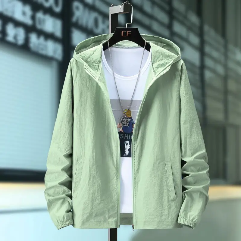 Men's Ultra-Thin Sun Protection Jacket Yellow - Image 4