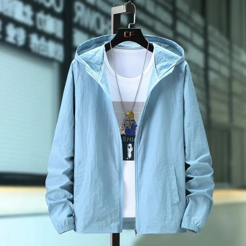 Men's Ultra-Thin Sun Protection Jacket Yellow - Image 5