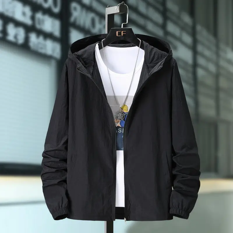 Men's Ultra-Thin Sun Protection Jacket Yellow - Image 6