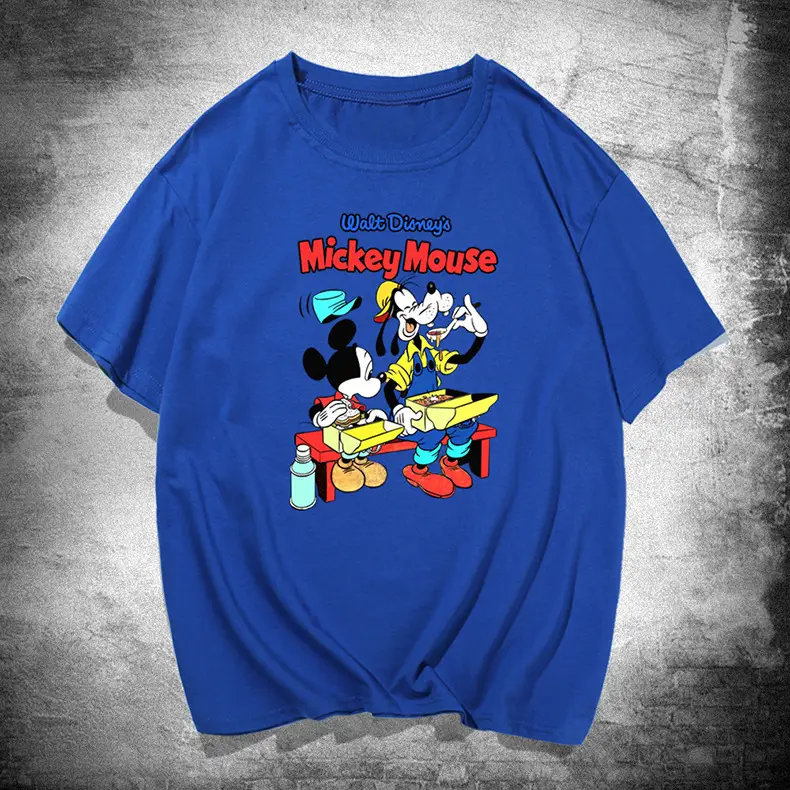 Y Summer Donald Duck T-Shirt Yellow Loose Fit