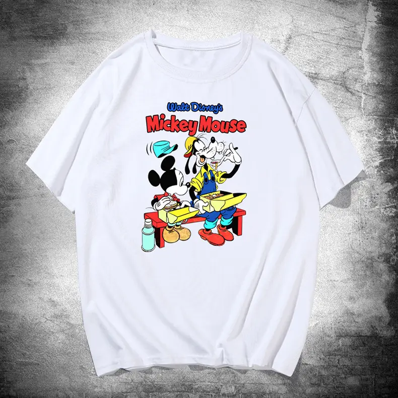 Y Summer Donald Duck T-Shirt Yellow Loose Fit