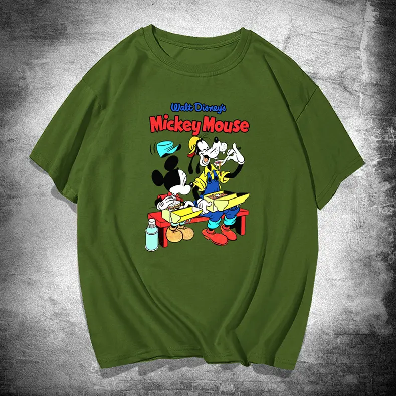 Y Summer Donald Duck T-Shirt Yellow Loose Fit