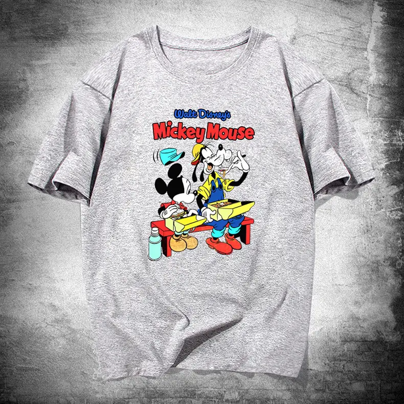 Y Summer Donald Duck T-Shirt Yellow Loose Fit