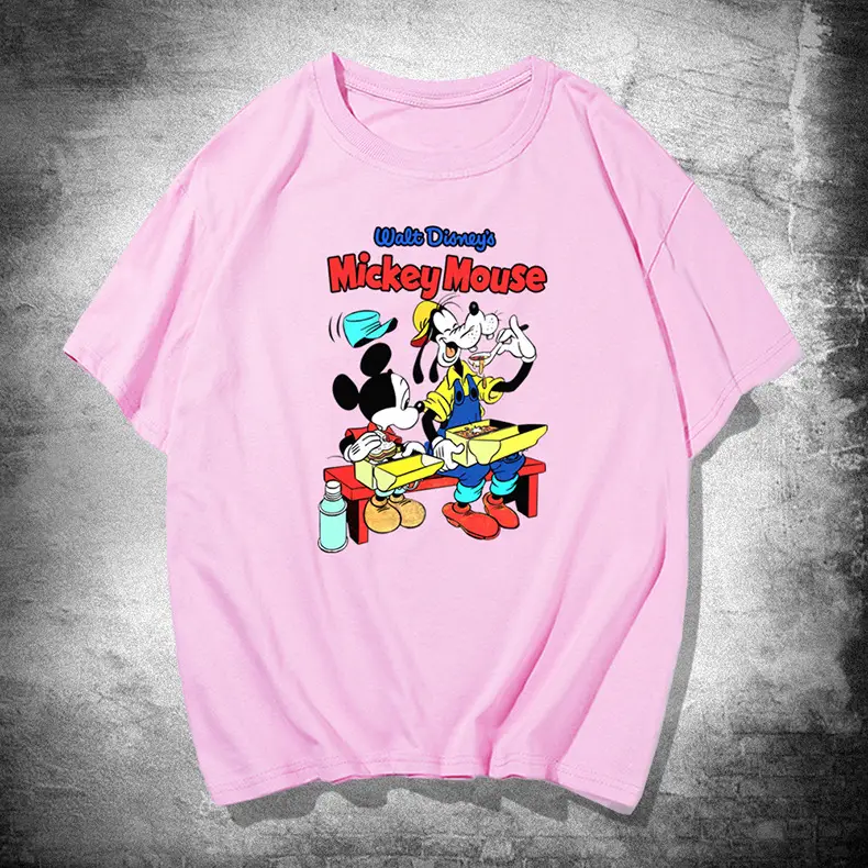 Y Summer Donald Duck T-Shirt Yellow Loose Fit