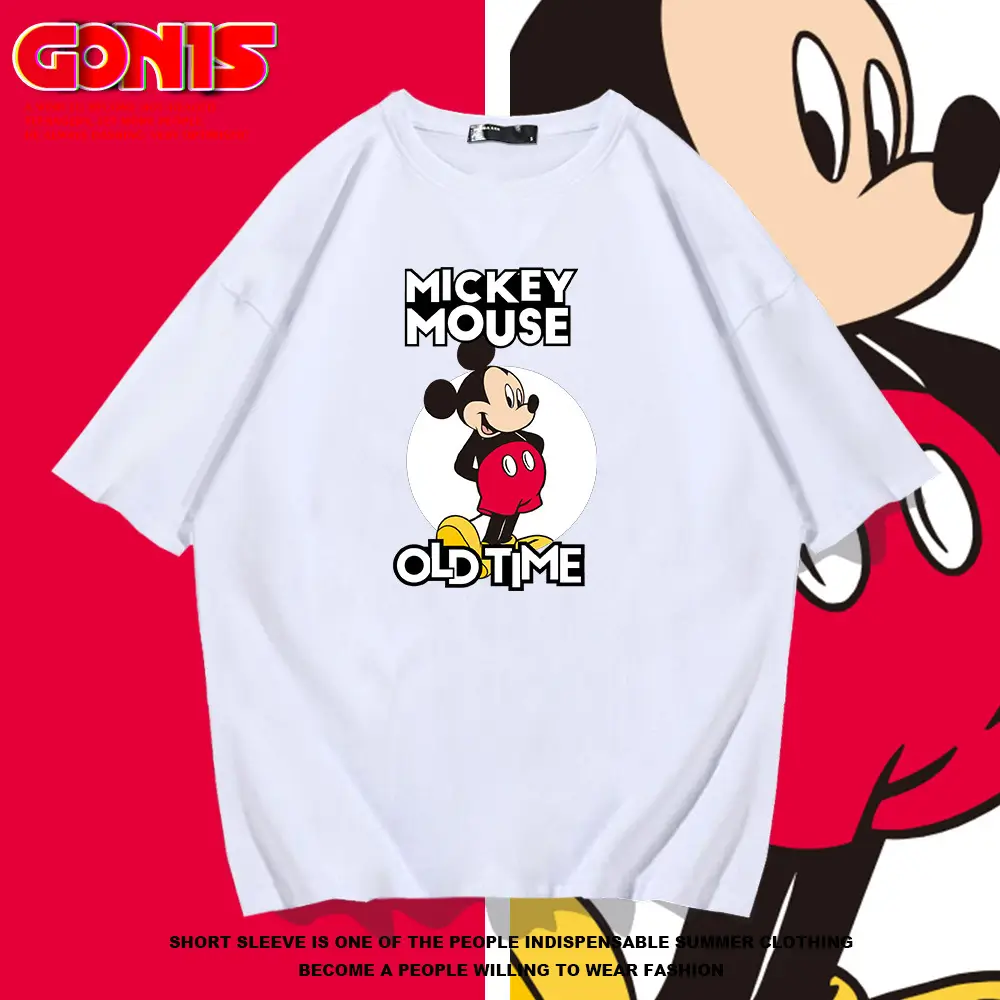 Men Women Blue Mickey Mouse Old Time T-Shirt - Image 8