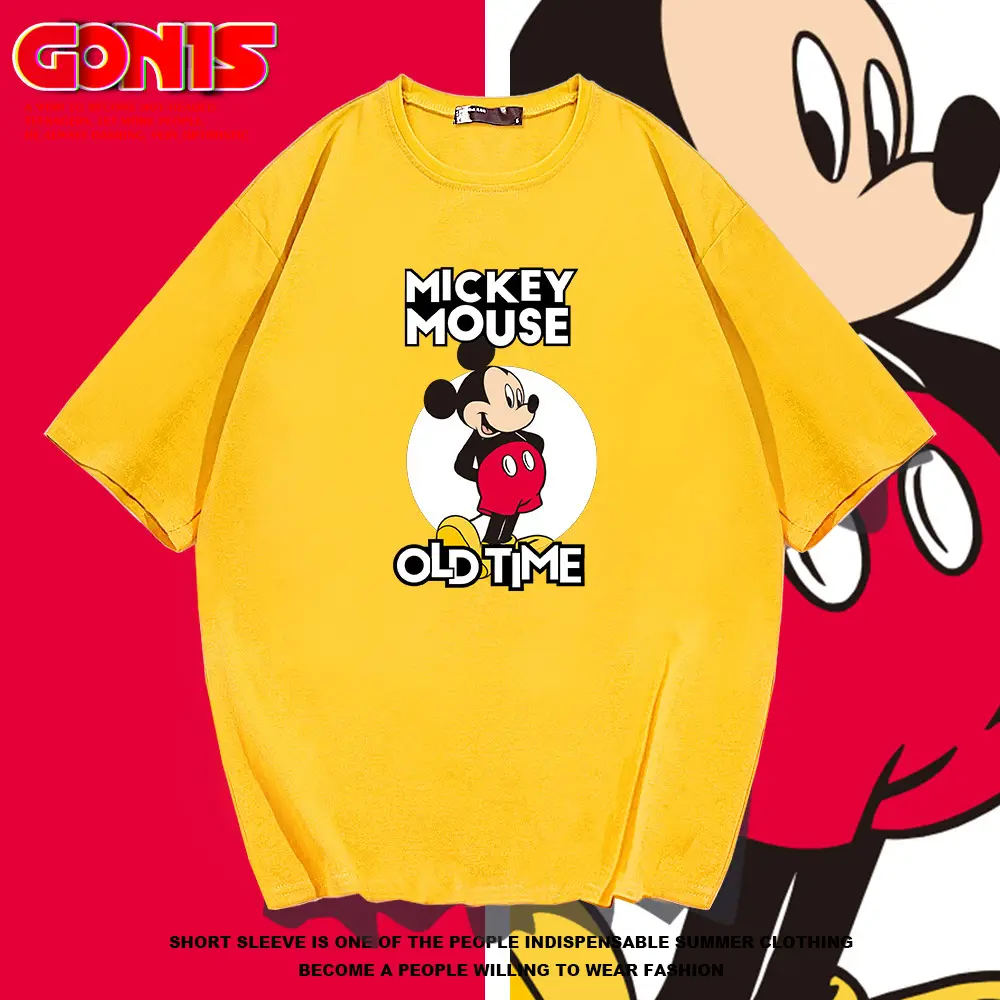 Men Women Blue Mickey Mouse Old Time T-Shirt - Image 9