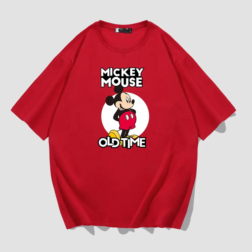 Men Women Blue Mickey Mouse Old Time T-Shirt - Image 4