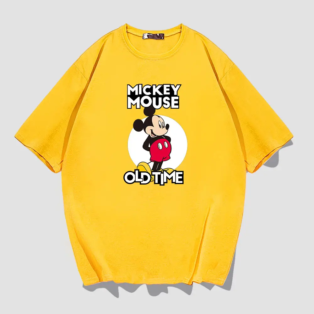 Men Women Blue Mickey Mouse Old Time T-Shirt - Image 3