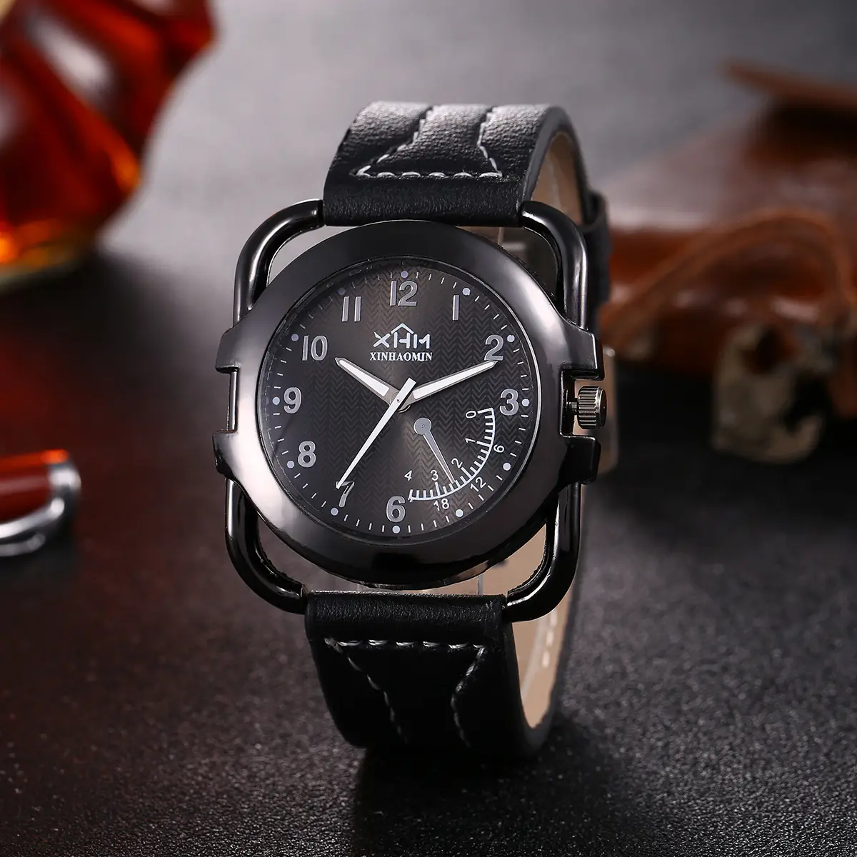 Vintage Style Watch Set with Belt, Wallet, Pen & Perfume — feature 12