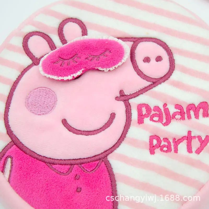 Peppa Pig Licensed Crossbody Bag for Children, Plush George Street Vendor Toy Doll, Ip Style Cute Bag