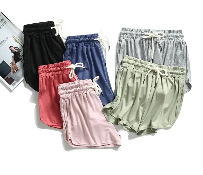 Women's Summer Casual Silk Shorts Multi Color — feature 5