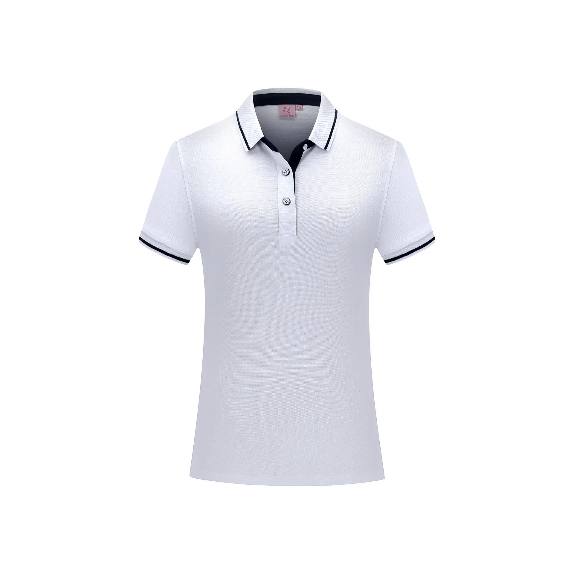 Men Green Polo Shirt with Logo Embroidery