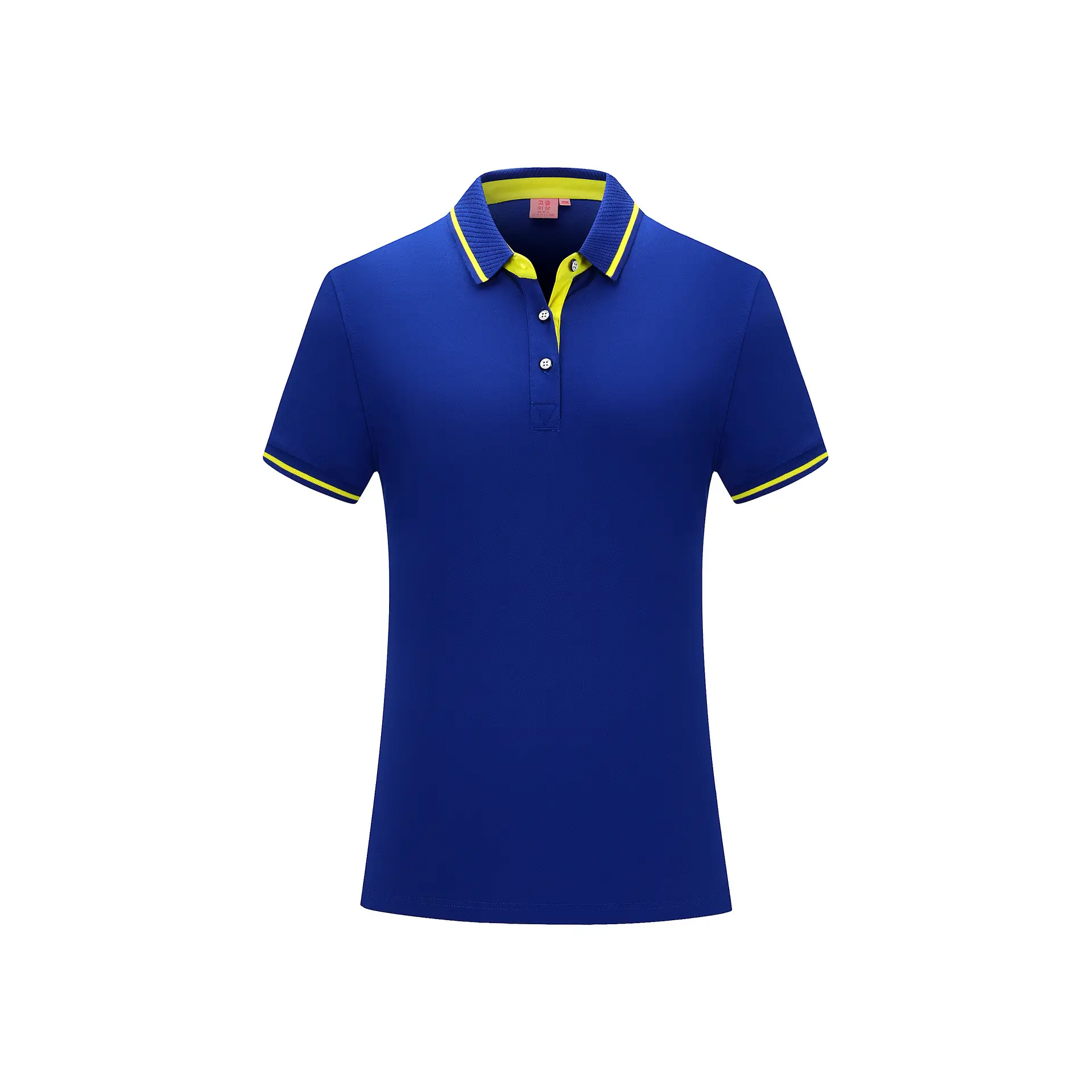 Men Green Polo Shirt with Logo Embroidery