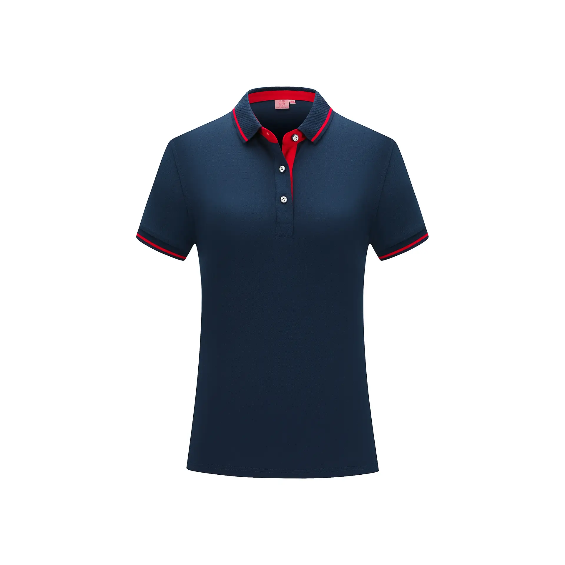 Men Green Polo Shirt with Logo Embroidery