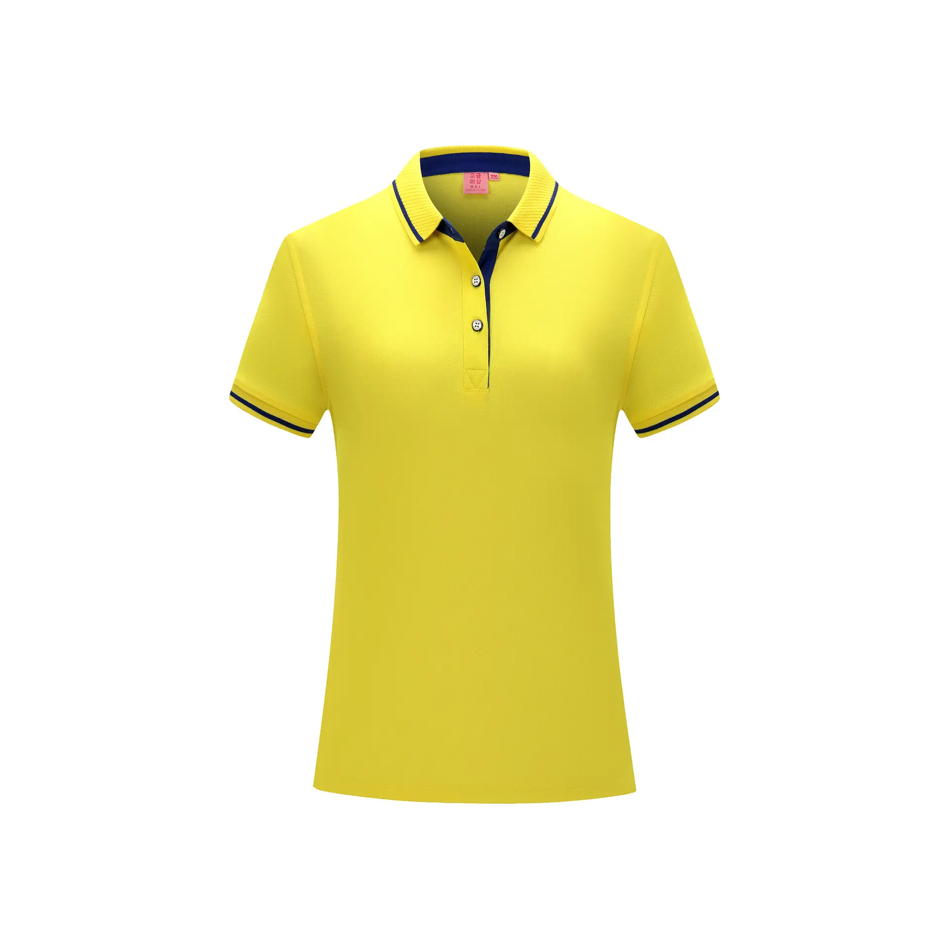 Men Green Polo Shirt with Logo Embroidery