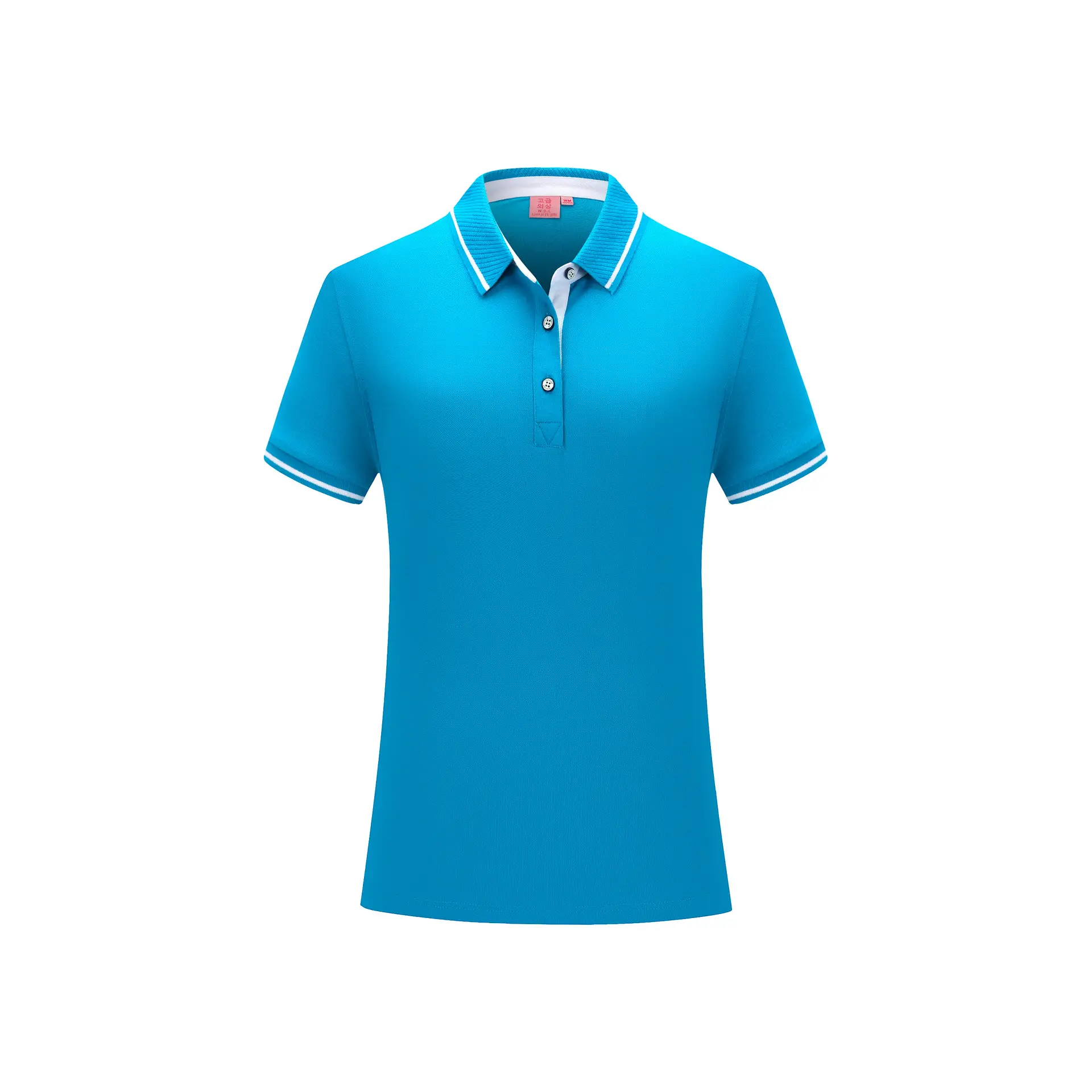 Men Green Polo Shirt with Logo Embroidery