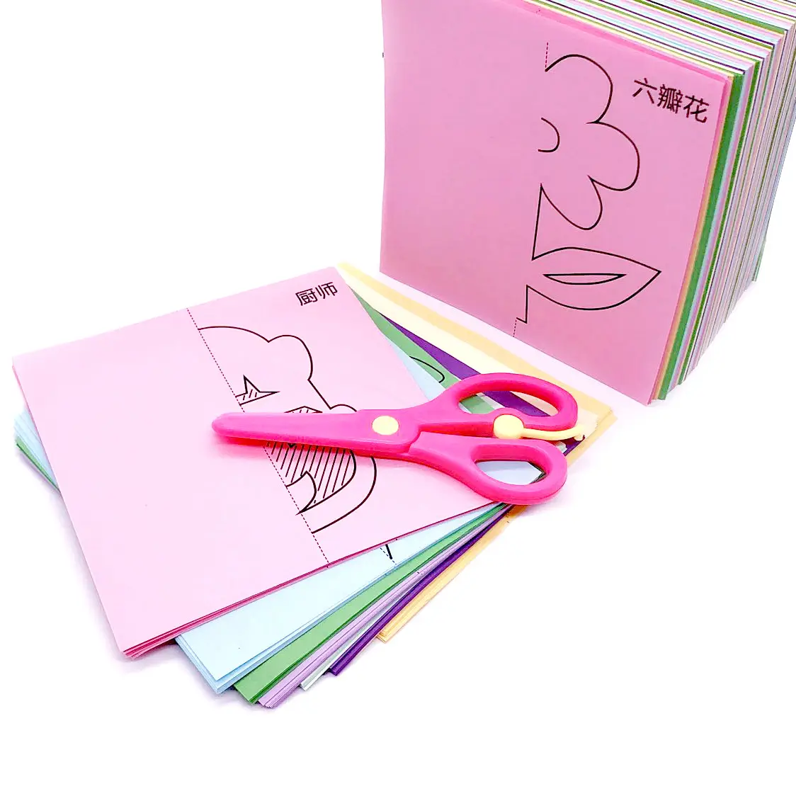 8-Color Origami Paper for Kids Educational Toy - Image 12