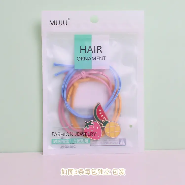Fruit Hair Rope Set of 3 for Girls