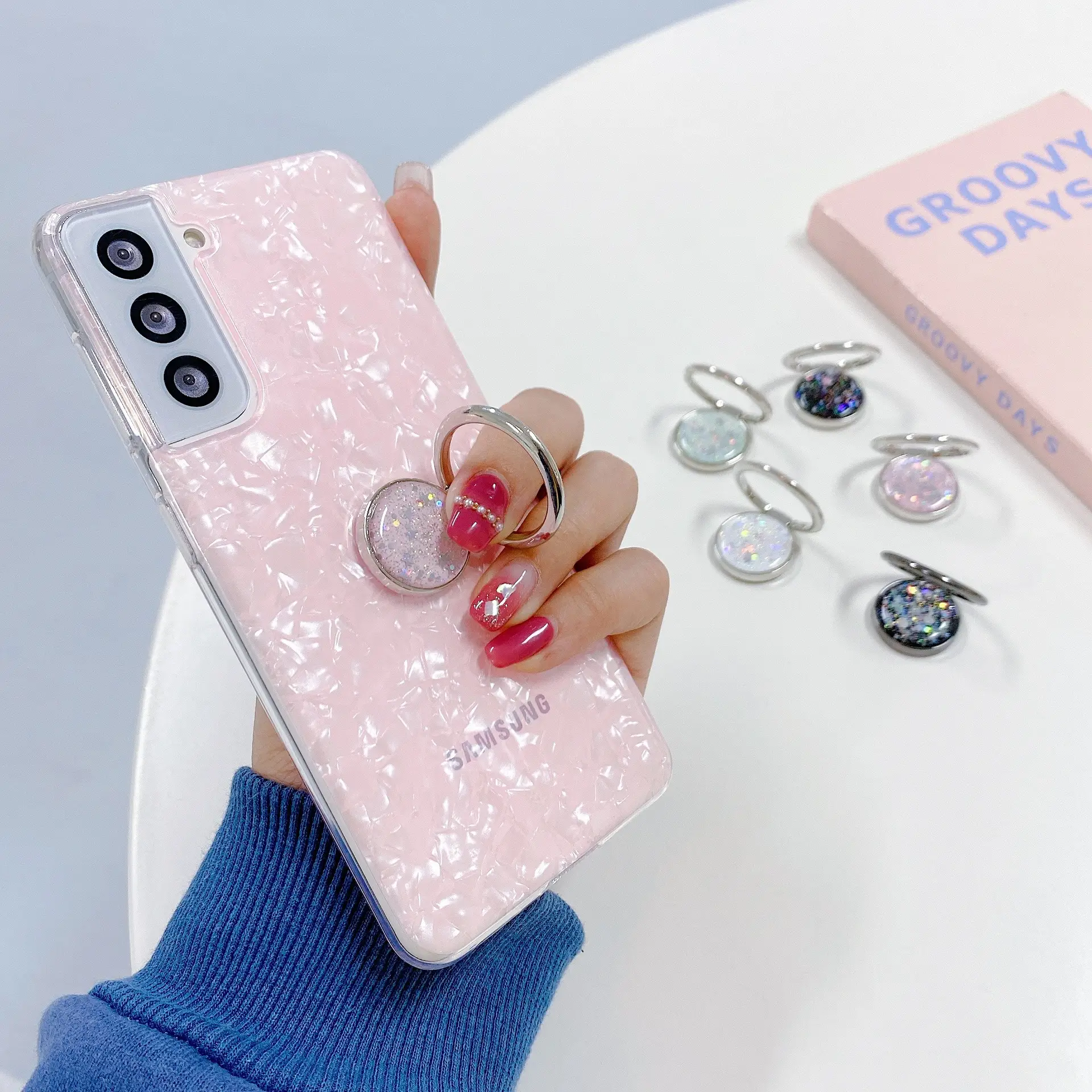 Glitter Ring with 360 Rotation & Sparkle Design — feature 6