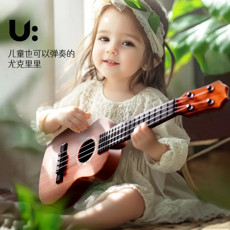 Children's Wooden Ukulele with Cute Design - Image 27