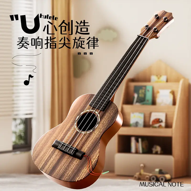 Children's Wooden Ukulele with Cute Design - Image 28