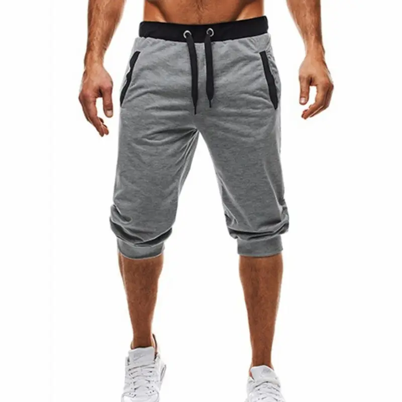 European Men's Slim Fit Casual Shorts with 5-Piece Design