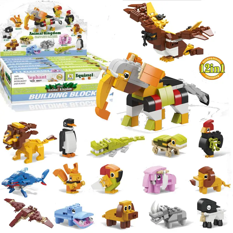 6-in-1 Dino Building Blocks Set for Kids