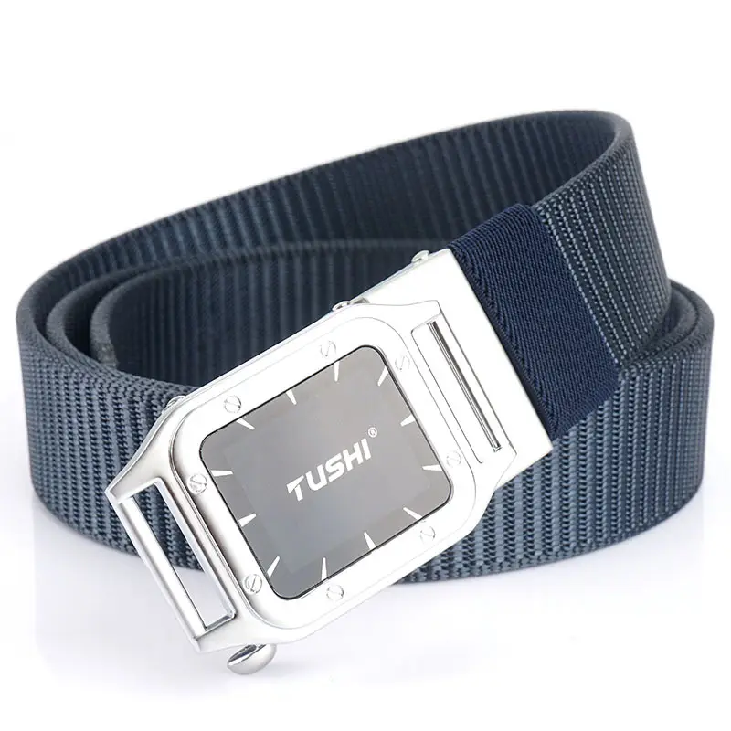 Tush Gold Belt Automatic Watch with Canvas Strap - Image 12
