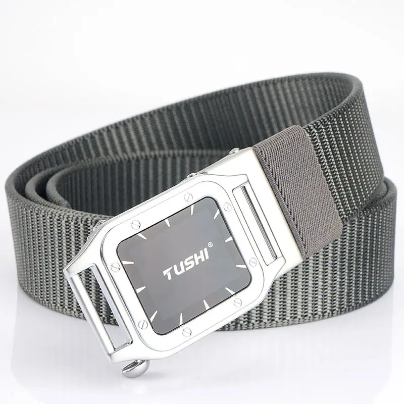 Tush Gold Belt Automatic Watch with Canvas Strap - Image 13