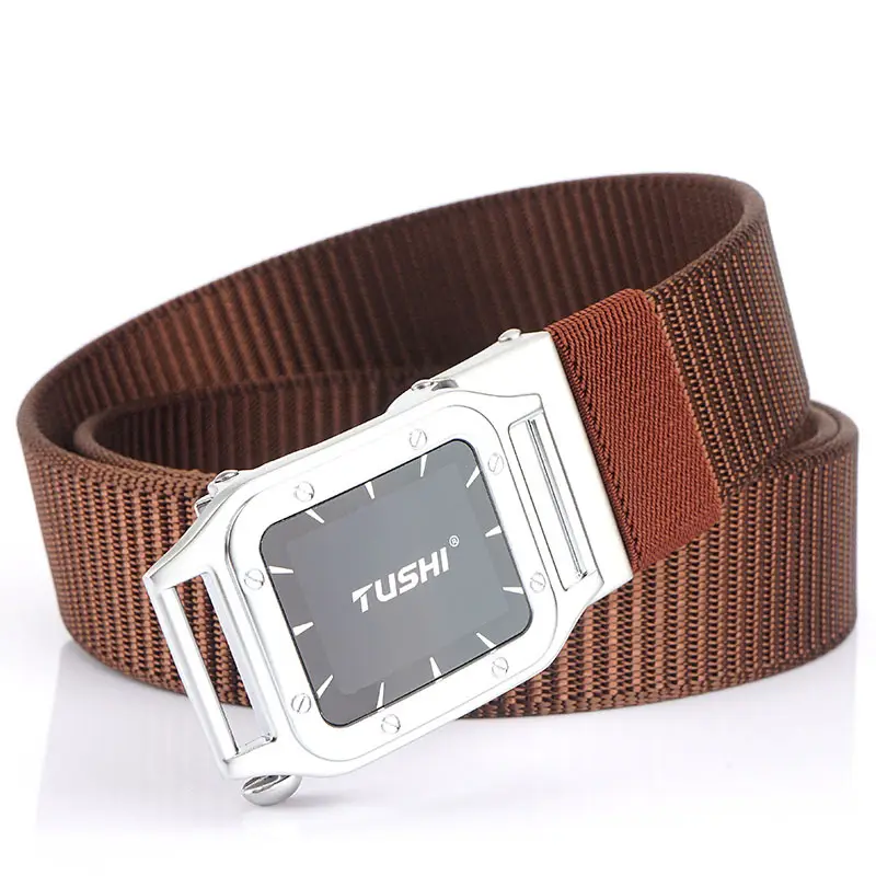 Tush Gold Belt Automatic Watch with Canvas Strap - Image 14