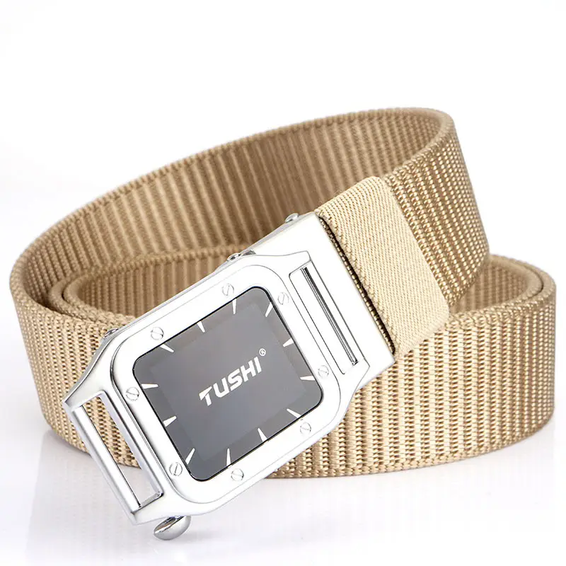 Tush Gold Belt Automatic Watch with Canvas Strap - Image 15