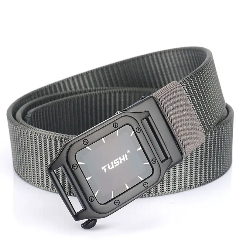 Tush Gold Belt Automatic Watch with Canvas Strap - Image 5