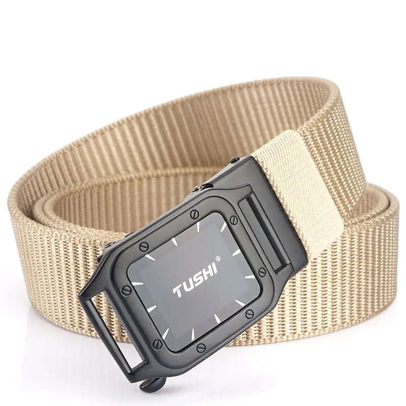 Tush Gold Belt Automatic Watch with Canvas Strap - Image 7