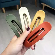 Women's Cross Pressed Hair Hoop Yellow Grey Wide Strap — feature 21