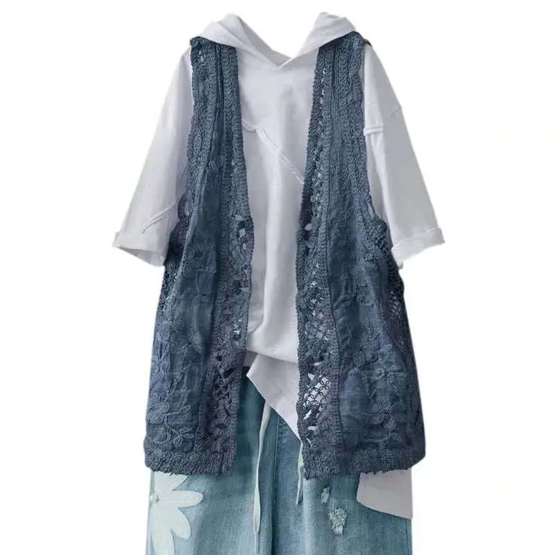 Women Hollow-out Vest Summer Vest Vest Top