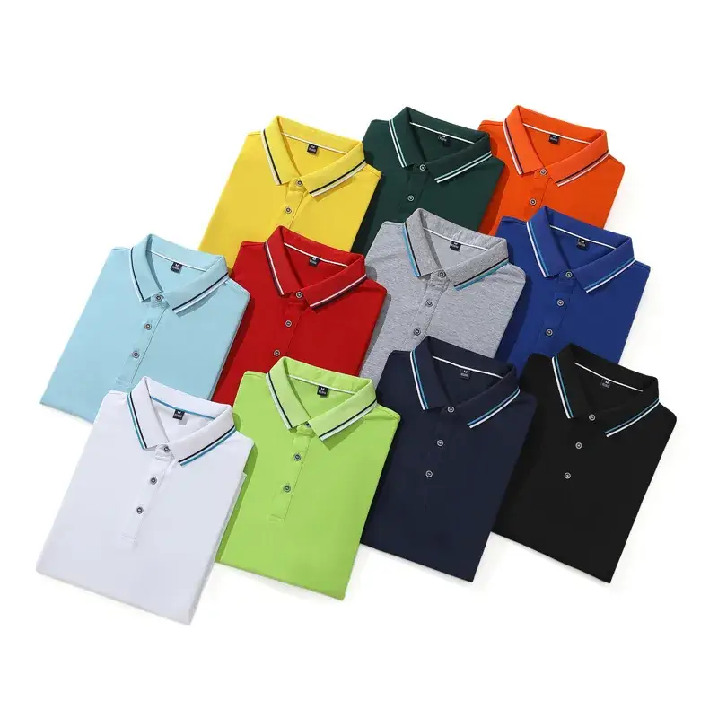 Red Custom Printed Polo Shirt with Logo