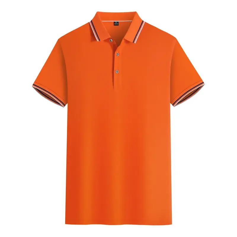 Red Custom Printed Polo Shirt with Logo