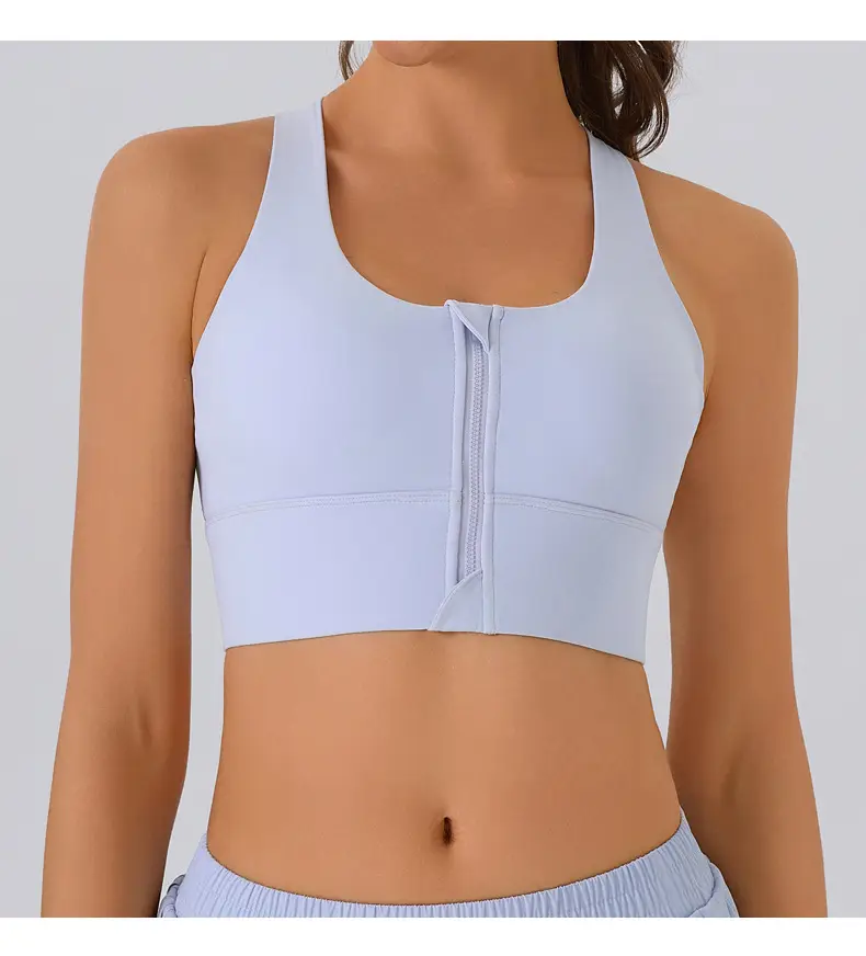 Sports Bra Shock-Proof Running High-Intensity Fitness Vest Style Quick-Drying Large Size Push-Up Beautiful Back Yoga Bra — feature 15
