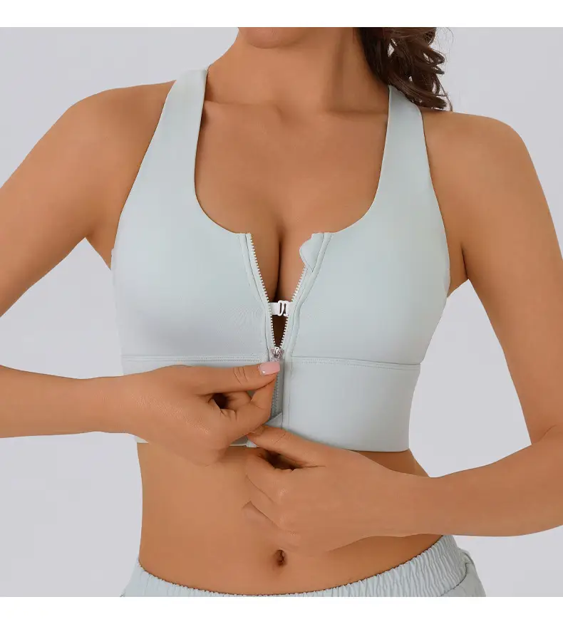 Sports Bra Shock-Proof Running High-Intensity Fitness Vest Style Quick-Drying Large Size Push-Up Beautiful Back Yoga Bra — feature 17
