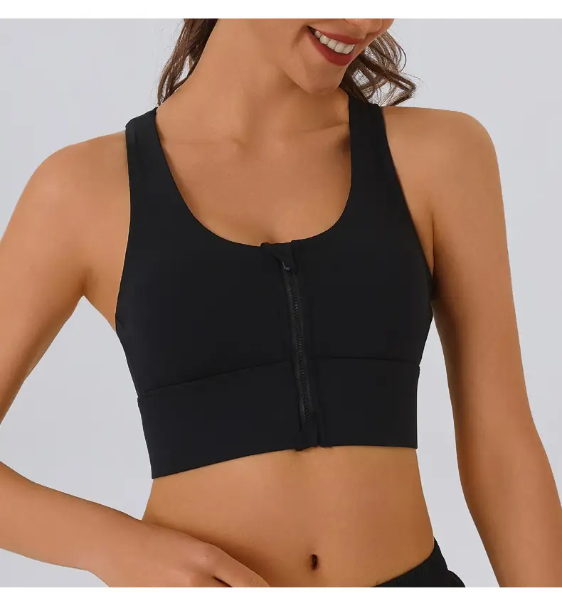 Sports Bra Shock-Proof Running High-Intensity Fitness Vest Style Quick-Drying Large Size Push-Up Beautiful Back Yoga Bra — feature 20